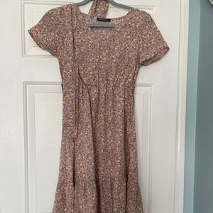 Summer ditsy print dress